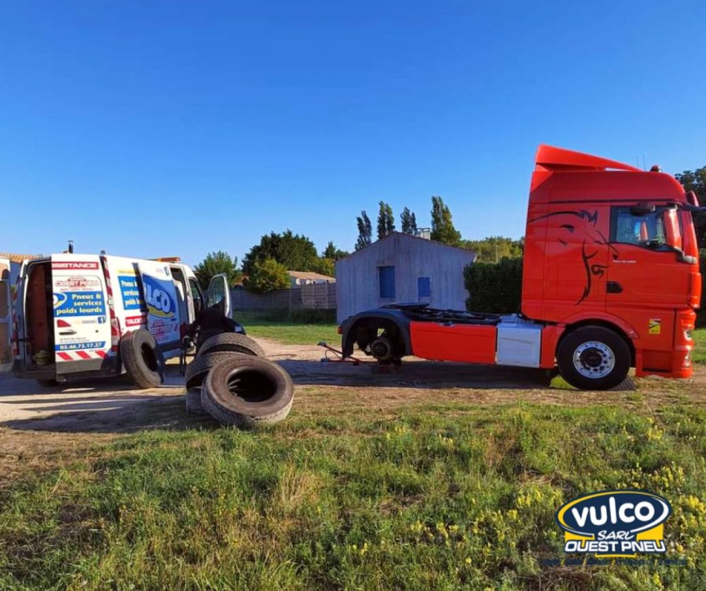 Le pneumatique poids lourds en Charente-Maritime