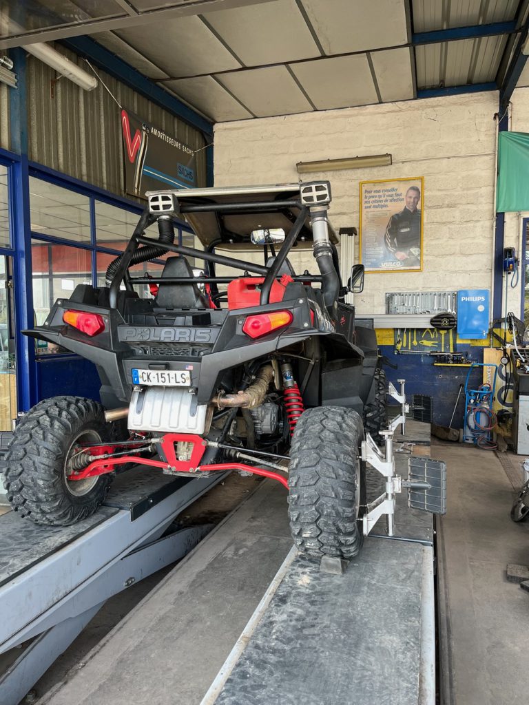 Montage de pneus sur buggy
